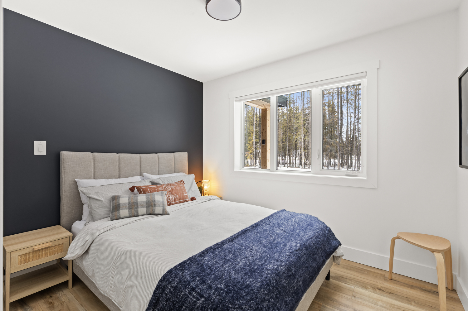 Second Queen Bedroom with Forest Views