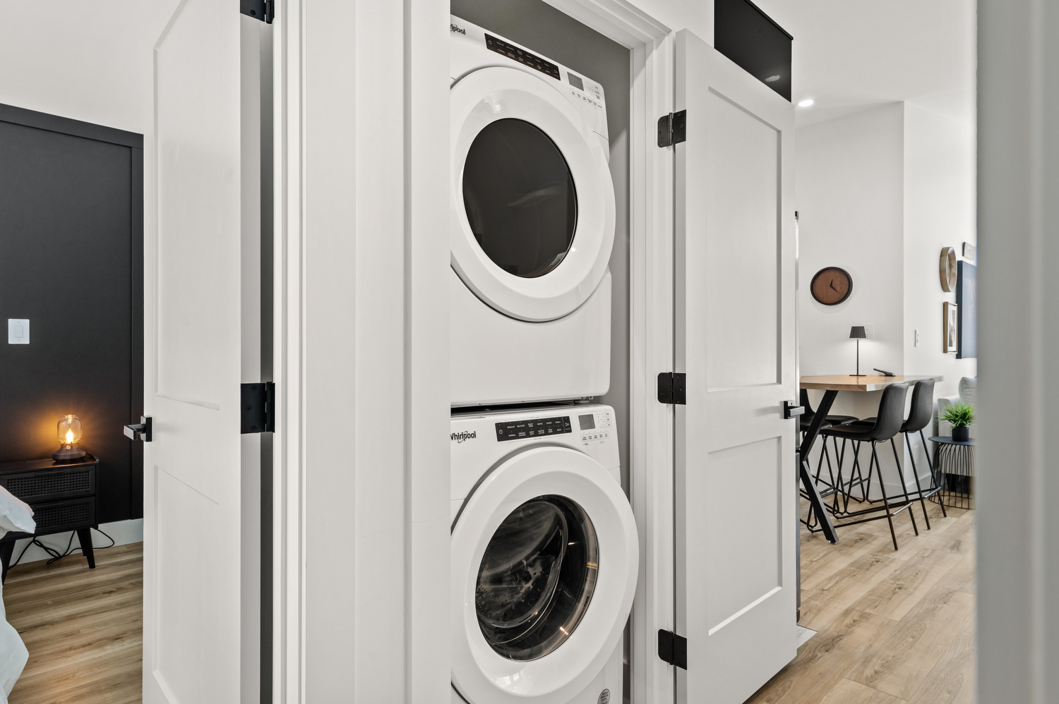 In-Suite Full Size Stacked Laundry